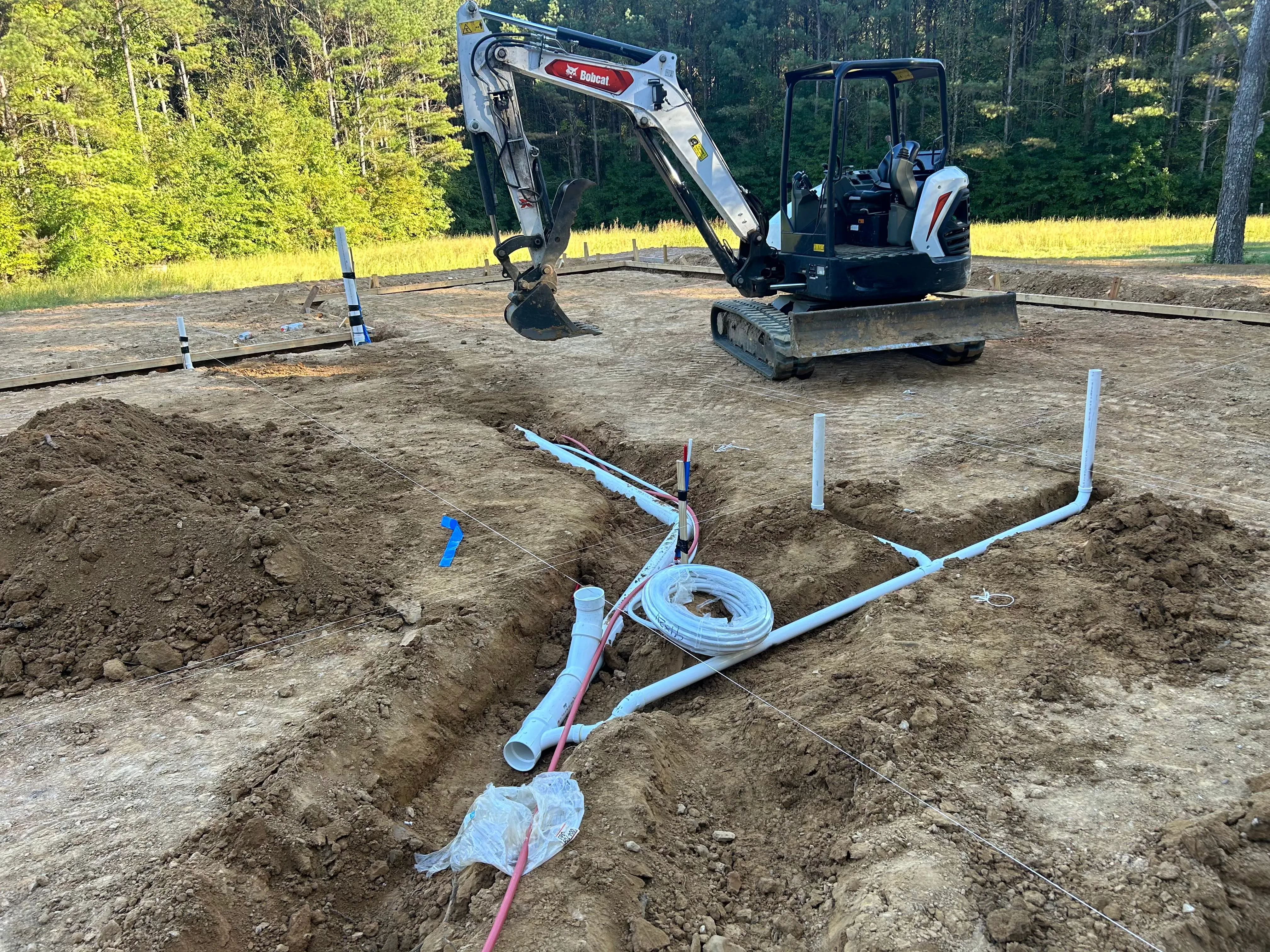 Trenching — example work by Ramey's Welding Services